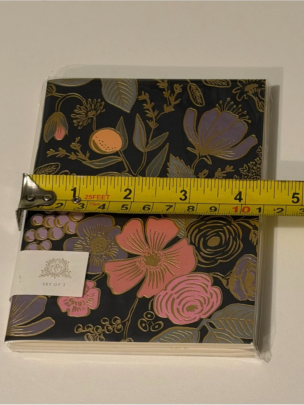 Set of 2 Rifle Paper Co. Colette Pocket Notebook Floral Blank Journal Gift Set